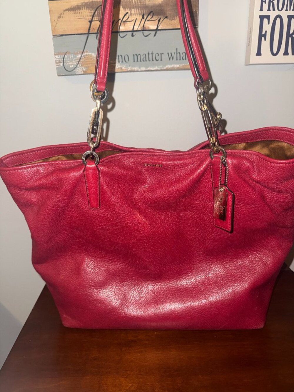 Coach Madison Leather North/South Tote – Style 26225